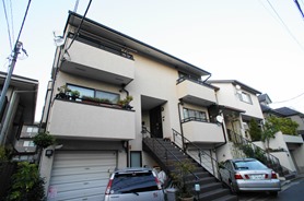 Exterior of Minamiazabu Duplex House